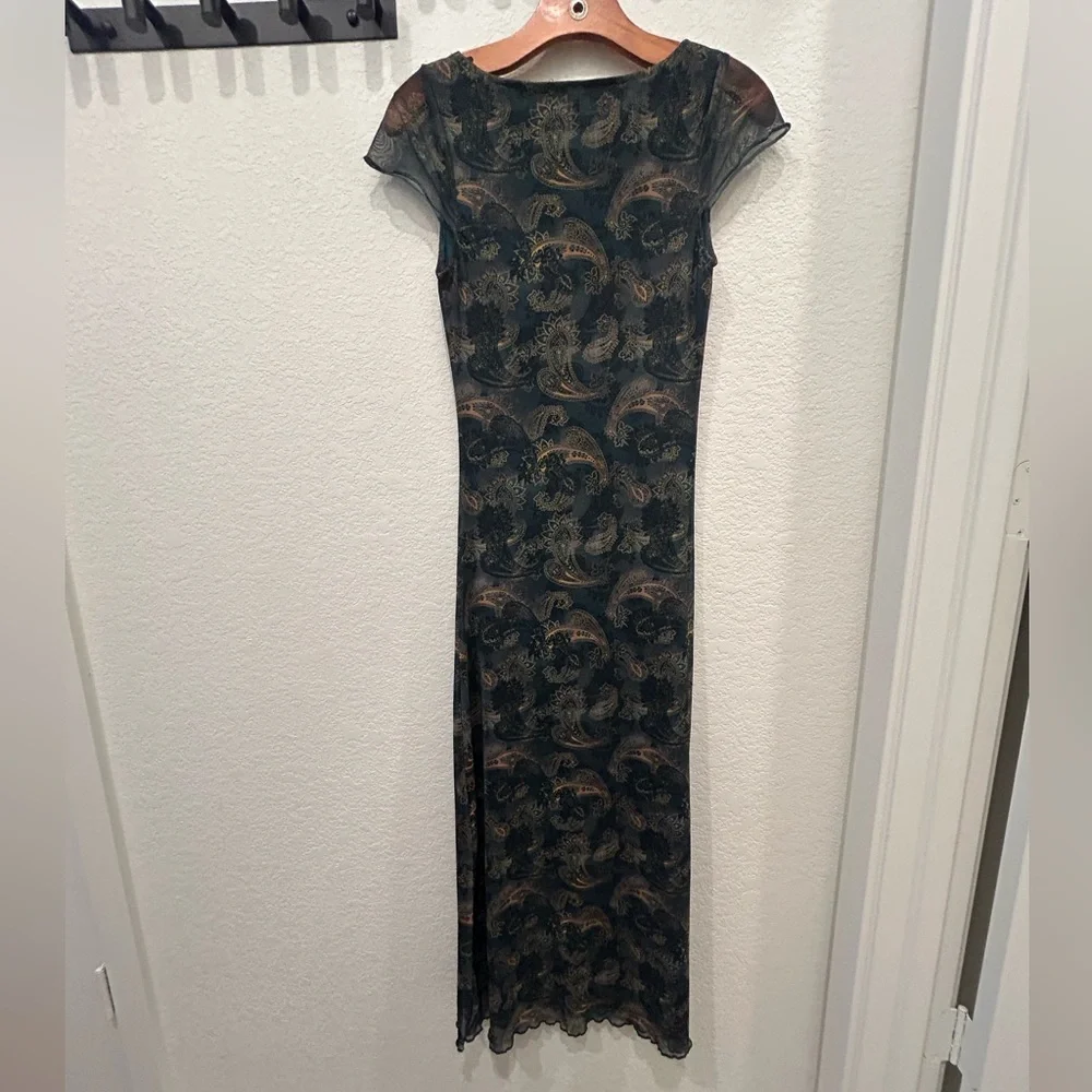 Motel Rocks Teal Dress - Picture 2 of 4